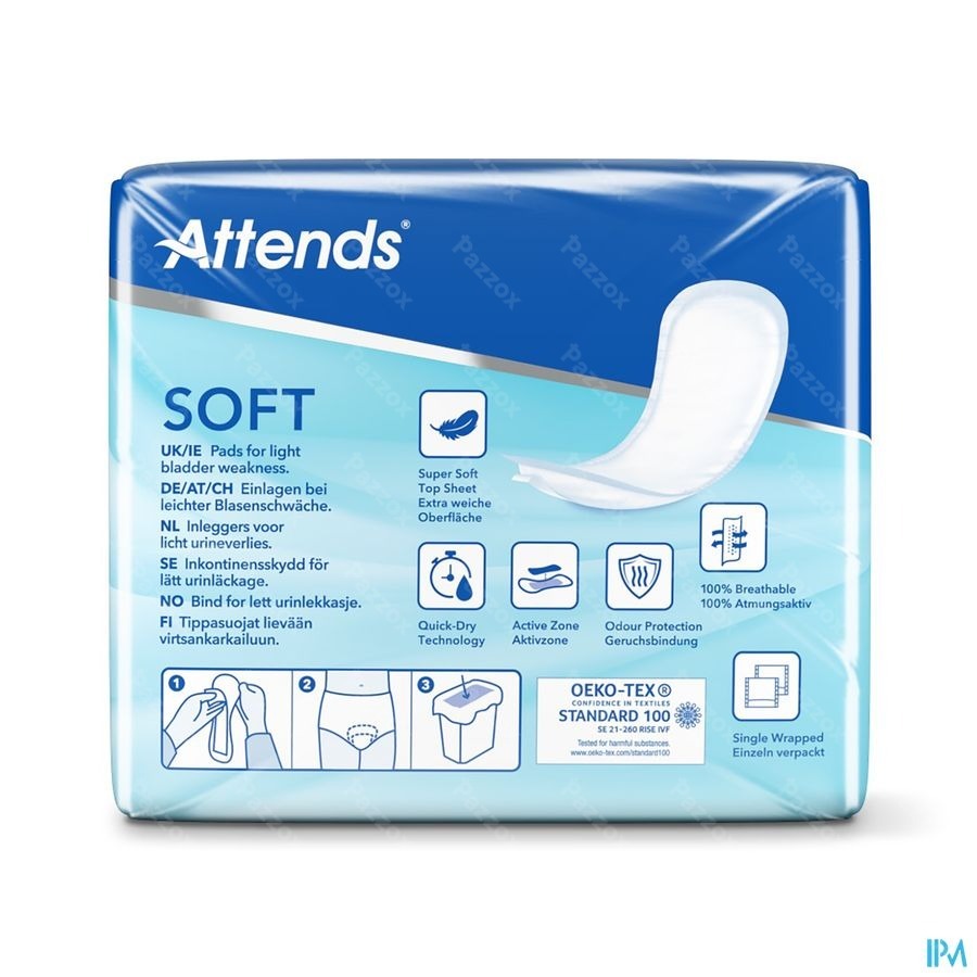 Attends Soft 7 Inleg Anatom. 1x34