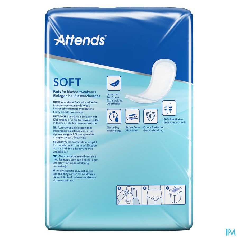 Attends Soft 6 Inleg Anatom. 1x38