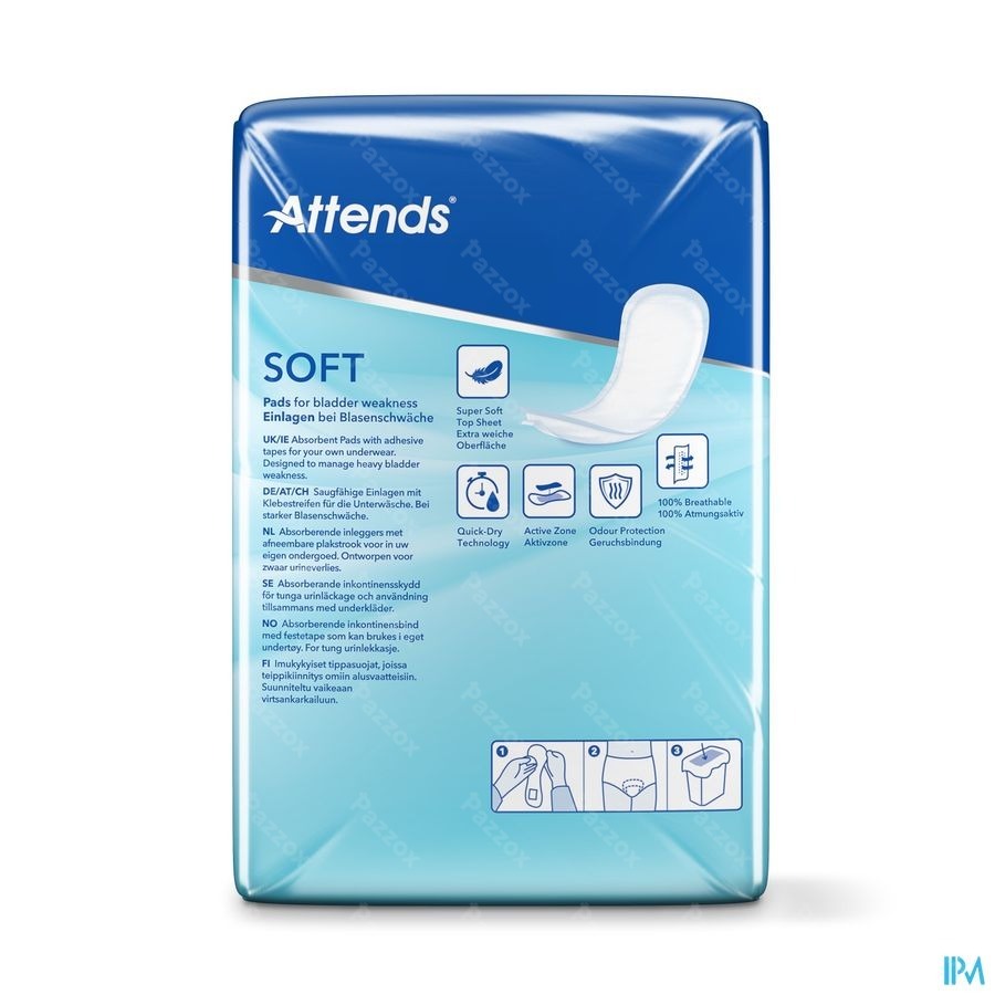 Attends Soft 7 Inleg Anatom. 1x34