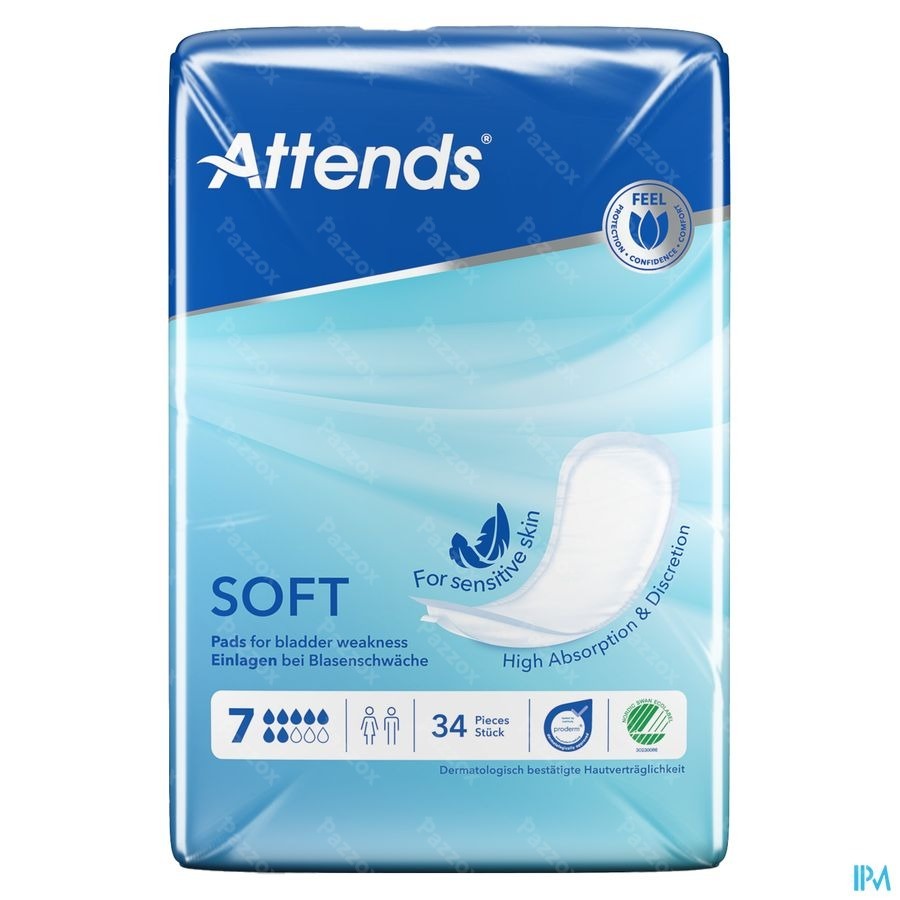 Attends Soft 7 Inleg Anatom. 1x34