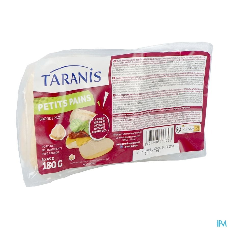 Taranis Kleine Broodjes 4x45g