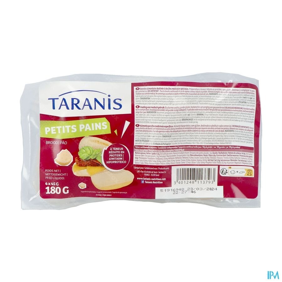 Taranis Kleine Broodjes 4x45g