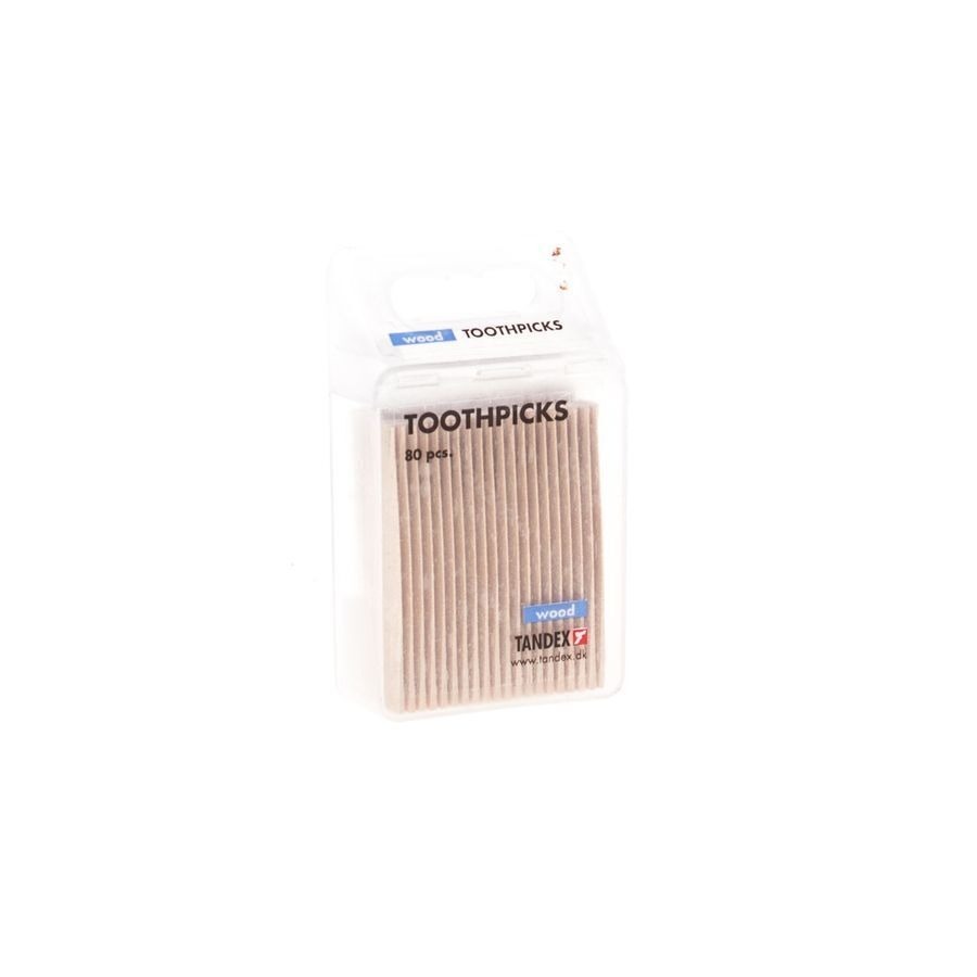 Tandex Toothpicks Wood 80