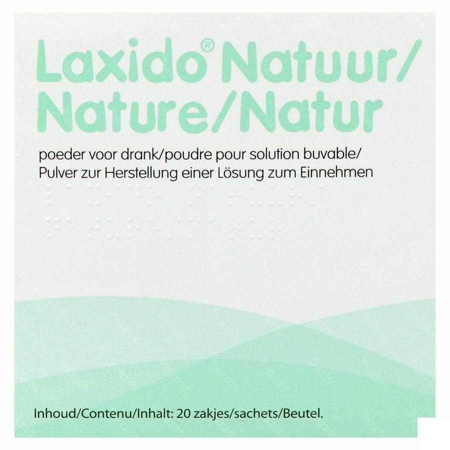 Laxido Natuur Zakjes 20 X 13,7g