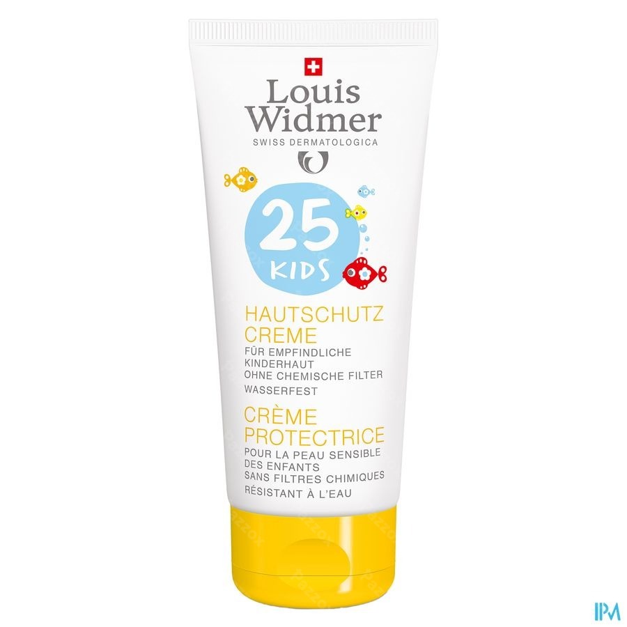Louis Widmer Kids Skin Protection Cream SPF25 Zonder Parfum 100ml