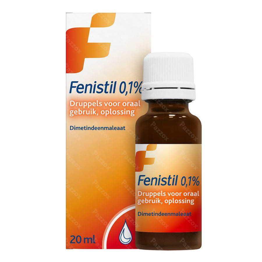 Fenistil 0,1% 1mg/ml Druppels 20ml kopen - Pazzox