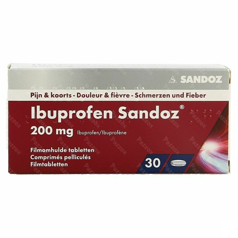 Ibuprofen Sandoz 200mg 30 Tabletten