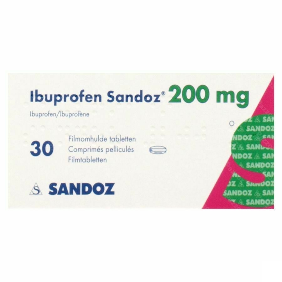 Ibuprofen Sandoz 200mg 30 Tabletten