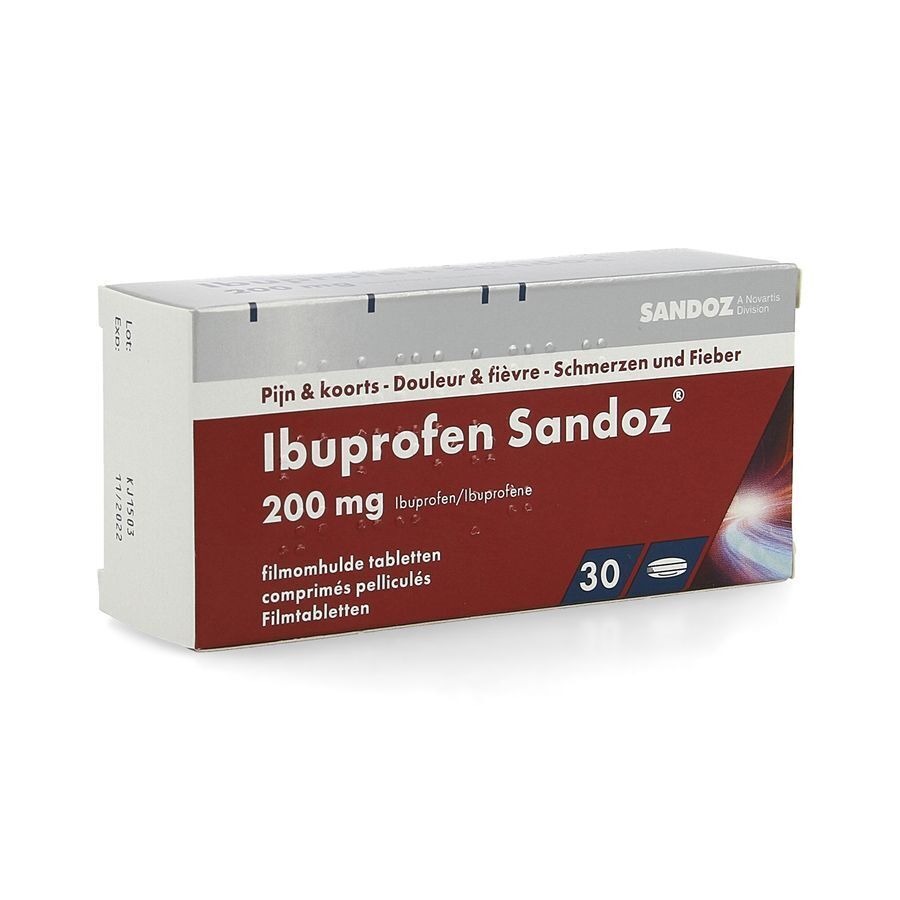 Ibuprofen Sandoz 200mg 30 Tabletten