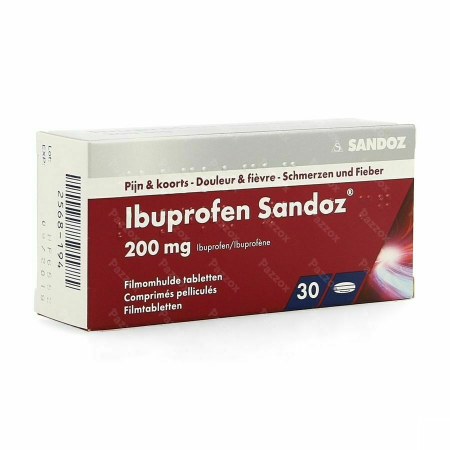 Ibuprofen Sandoz 200mg 30 Tabletten
