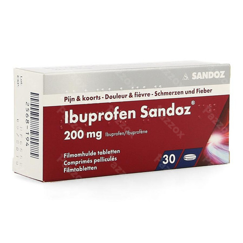 Ibuprofen Sandoz 200mg Comp Pell 30x200mg