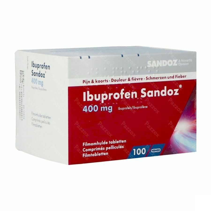 Ibuprofen Sandoz 400 mg 100 Tabletten 