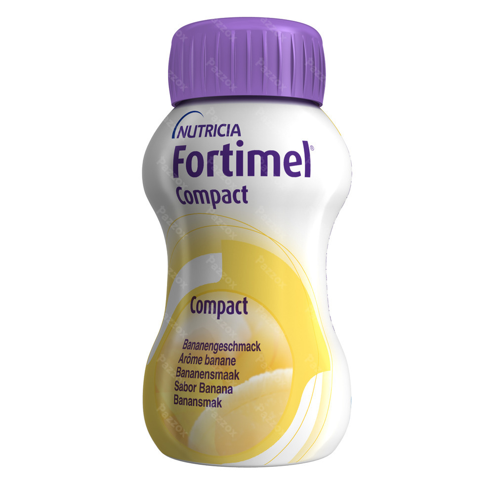 Fortimel Compact Banaan Flesjes 4x125ml
