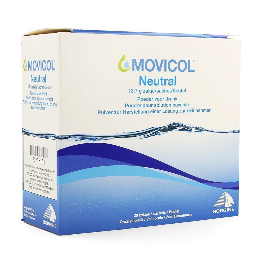 Movicol Neutral Zakjes 20 X 13,7g