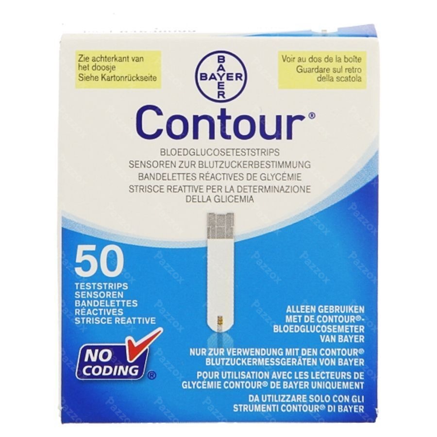 Ascencia Contour Teststrips 50
