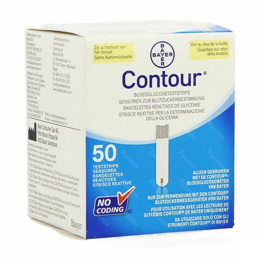 Ascencia Contour Teststrips 50