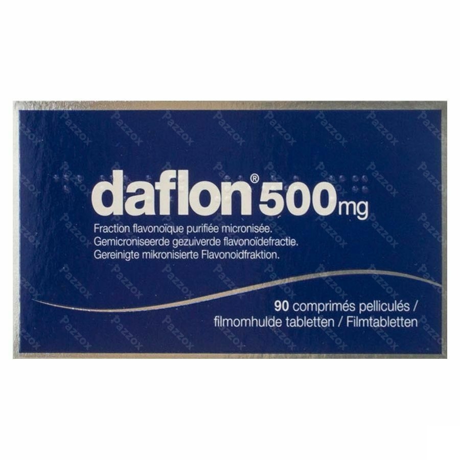 Daflon 500mg Bloedsomloop/Aambeien 90 Tabletten