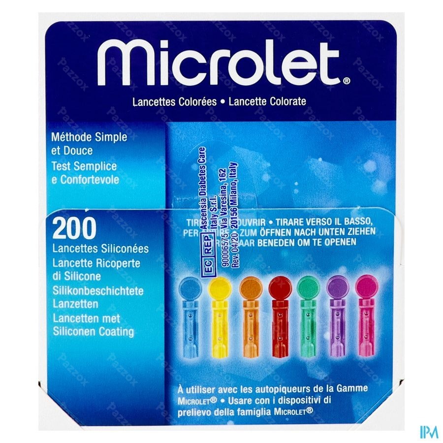 Bayer Microlet Lancetten Ster Gekleurd 200