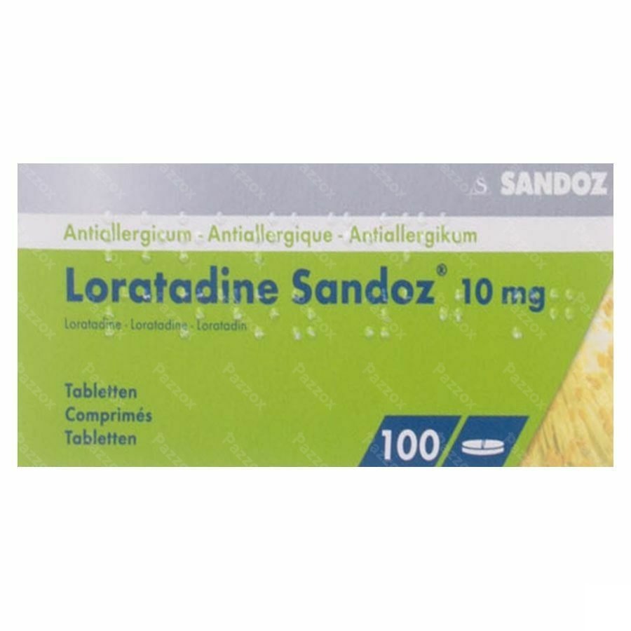 Loratadine Sandoz 10mg 100 Tabletten