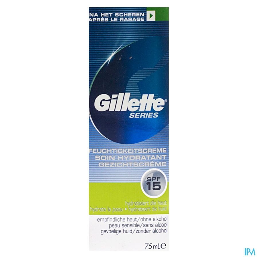 Gillette Moisturiser Man Ip15 75ml