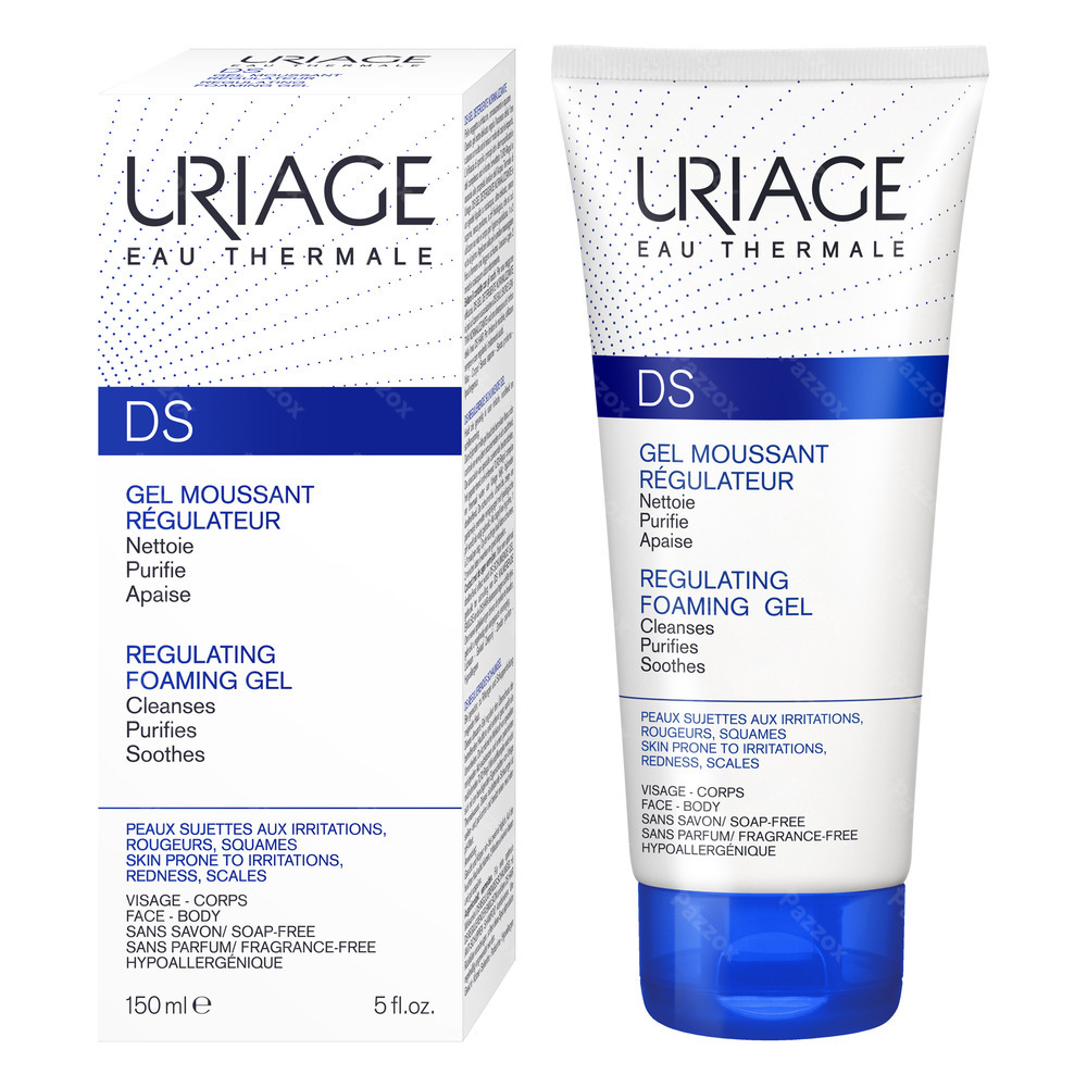 Uriage DS Reinigingsgel Geïrriteerde Huid 150ml
