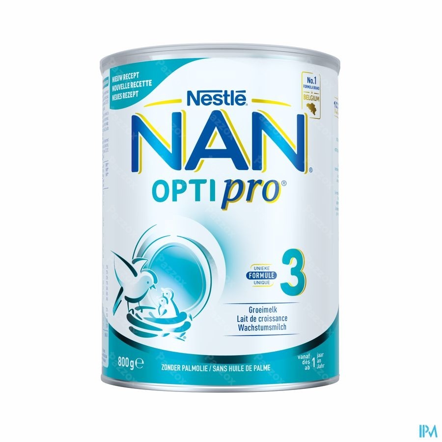Nan Optipro 3 +1jaar Groeimelk Pdr 800g