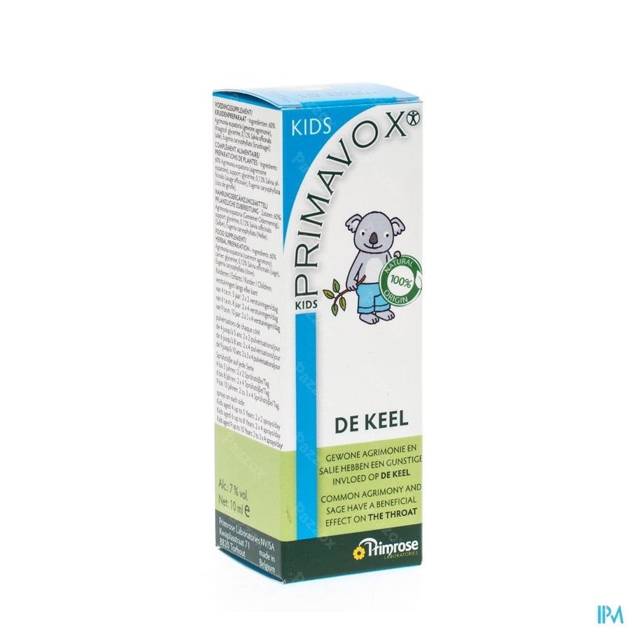 Primavox Kids Keelspray 10ml