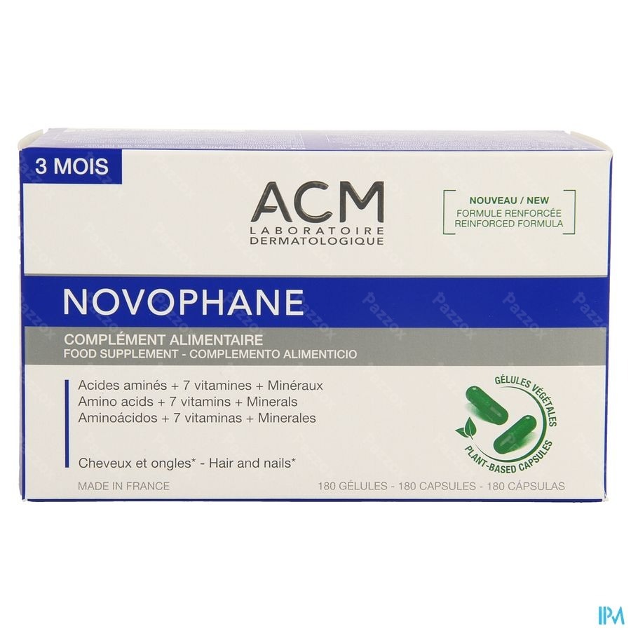 ACM Novophane Voedingssupplement Haar en Nagels 180 Capsules