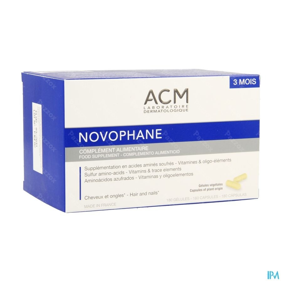 ACM Novophane Voedingssupplement Haar en Nagels 180 Capsules