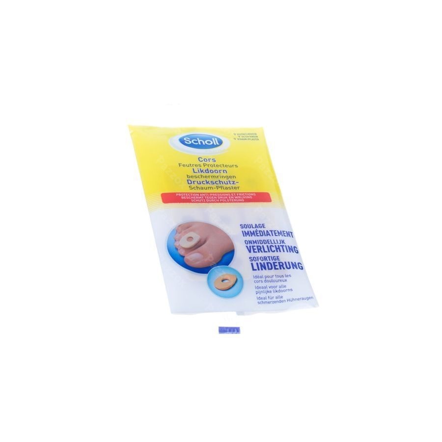 Scholl Pharma Likdoornbeschermring Rond Vilt 9