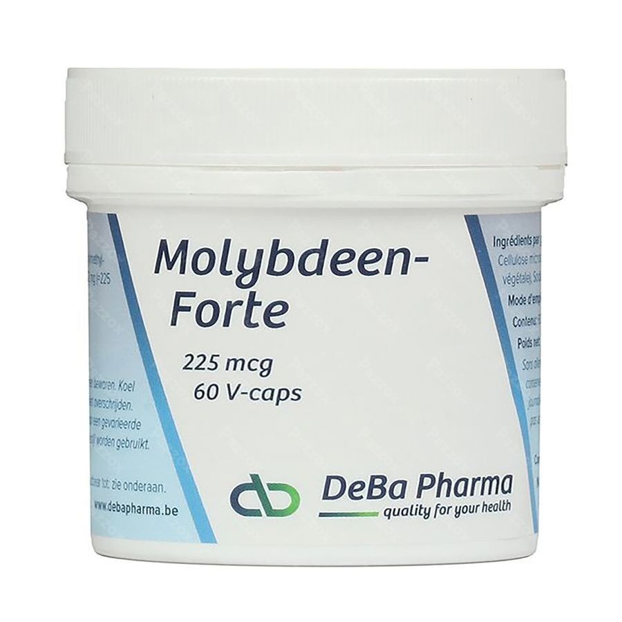Molybdeen Forte V-caps 60x225mcg Deba