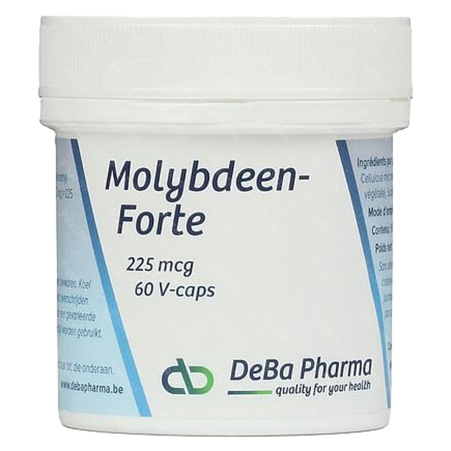 Molybdeen Forte V-caps 60x225mcg Deba