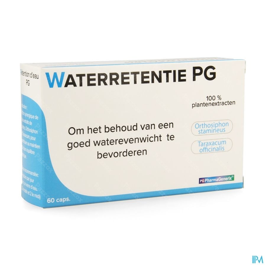 Waterretentie Pg Pharmagenerix Caps 60