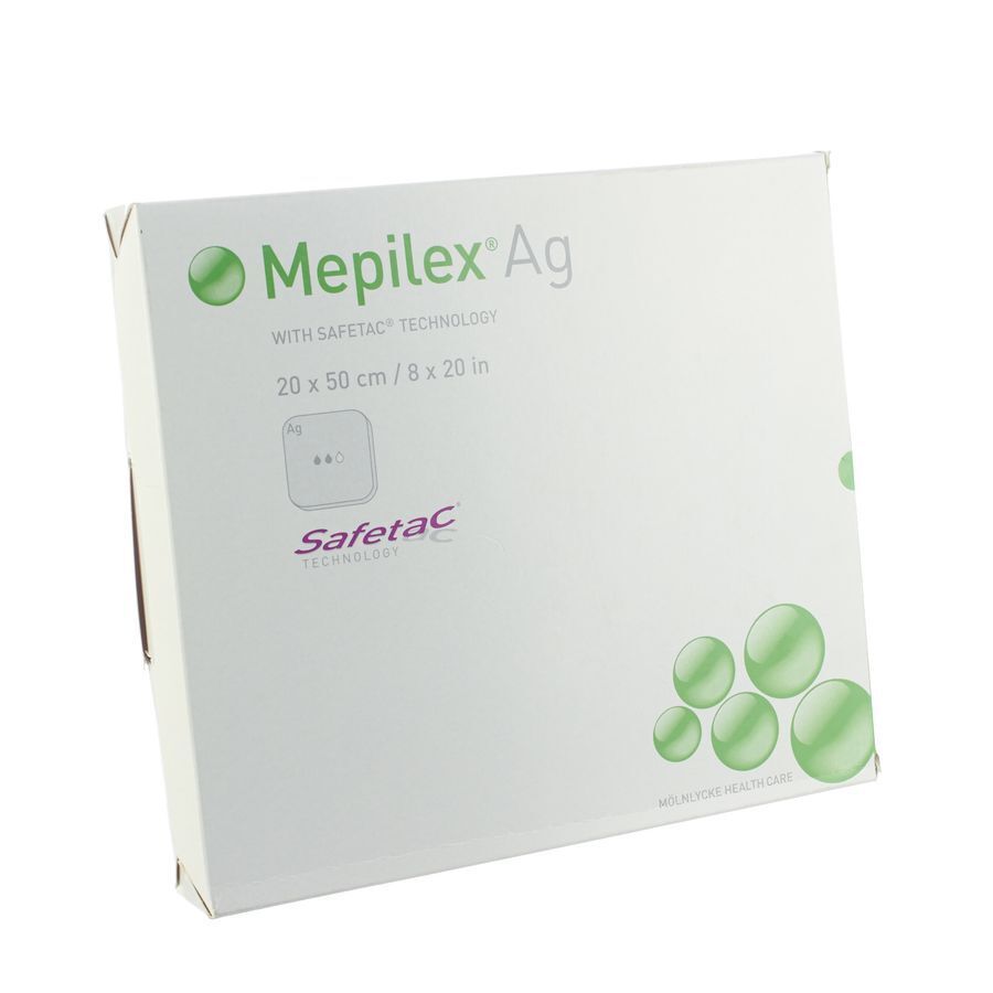 Mepilex Ag Verband Steriel 20,0x50,0cm 2 287510