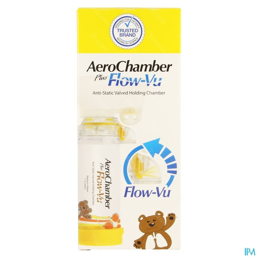 Aerochamber Plus A/static+flow-vu-mask Child