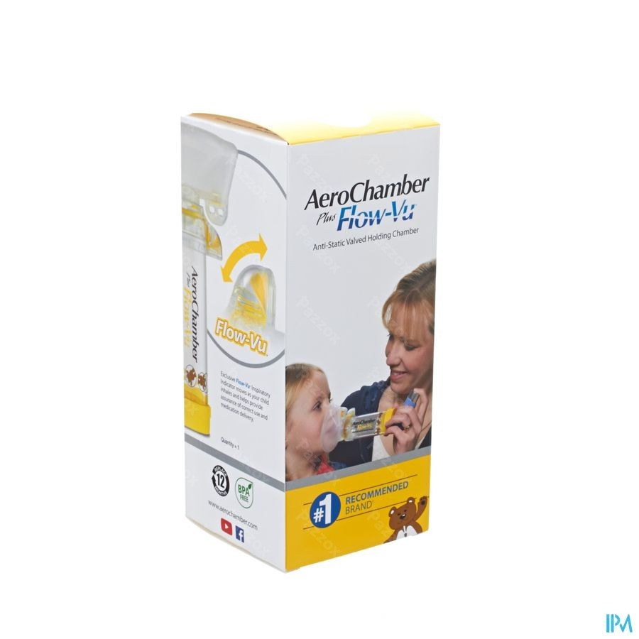 Aerochamber Plus A/static+flow-vu-mask Child