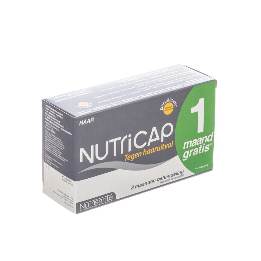 Nutricap Haaruitval 3mois+1grat.gel 120+60 Promo