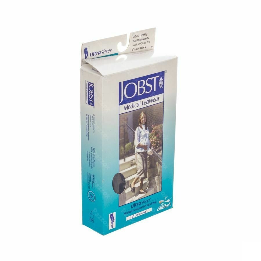Jobst Ultrasheer Comf.k2 Panty Zwanger.cl Black M