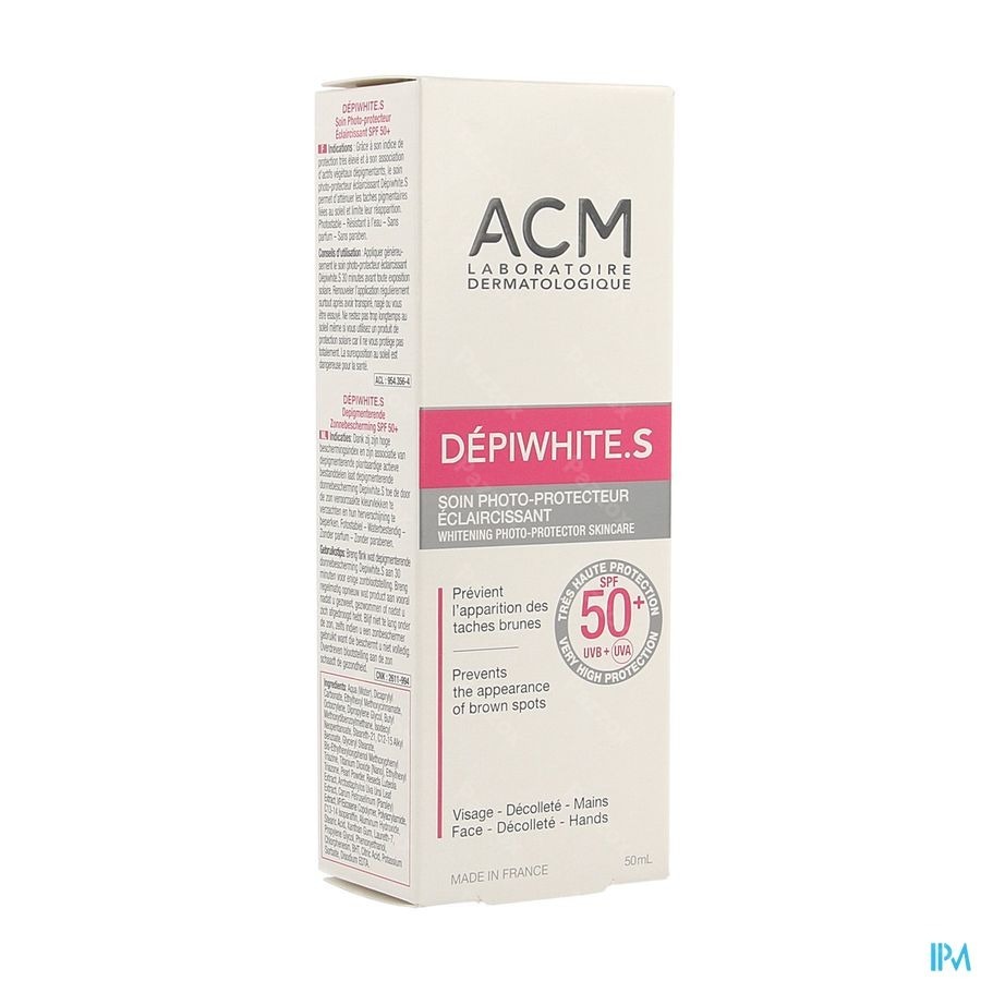 ACM Depiwhite S Tegen Vlekken SPF50+ 50ml
