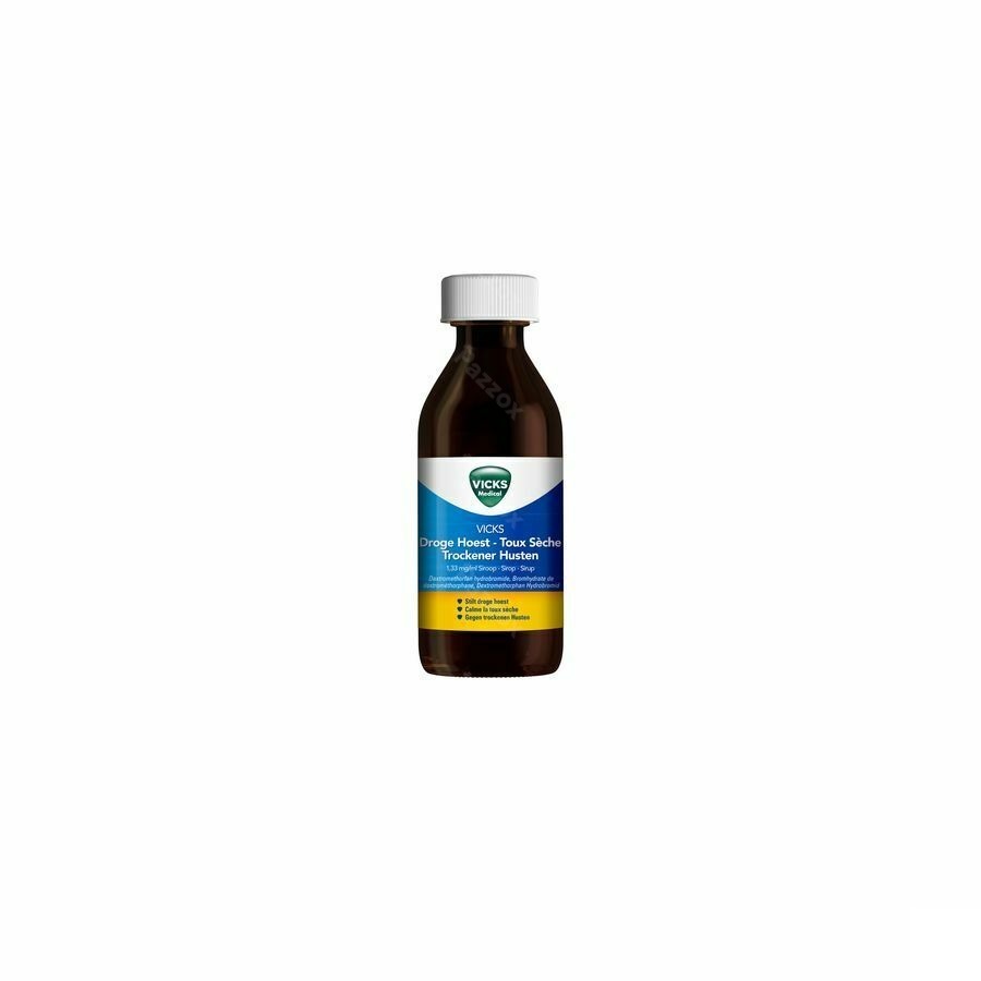 Vicks Droge Hoestsiroop met Honing 180ml