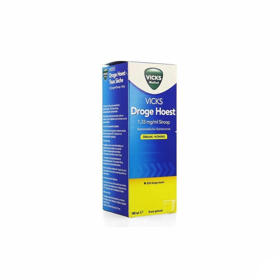 Vicks Droge Hoestsiroop met Honing 180ml