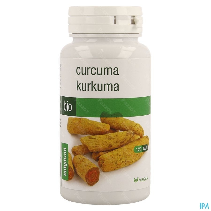 Purasana Vegan Kurkuma Bio Caps 120
