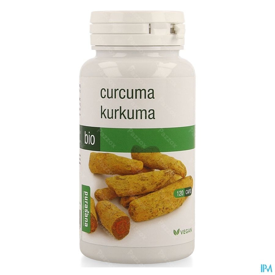 Purasana Vegan Kurkuma Bio Caps 120