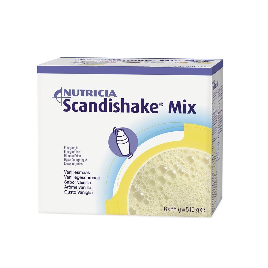 Scandishake Mix Vanille Zakje 6x85g