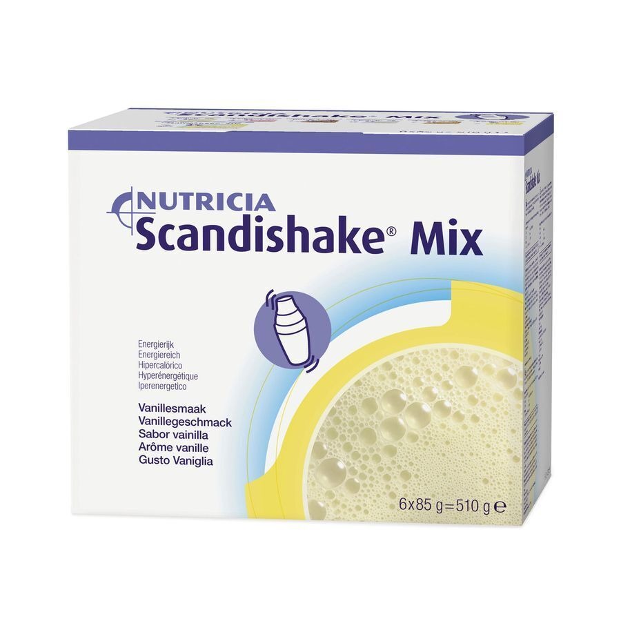 Scandishake Mix Vanille Zakje 6x85g