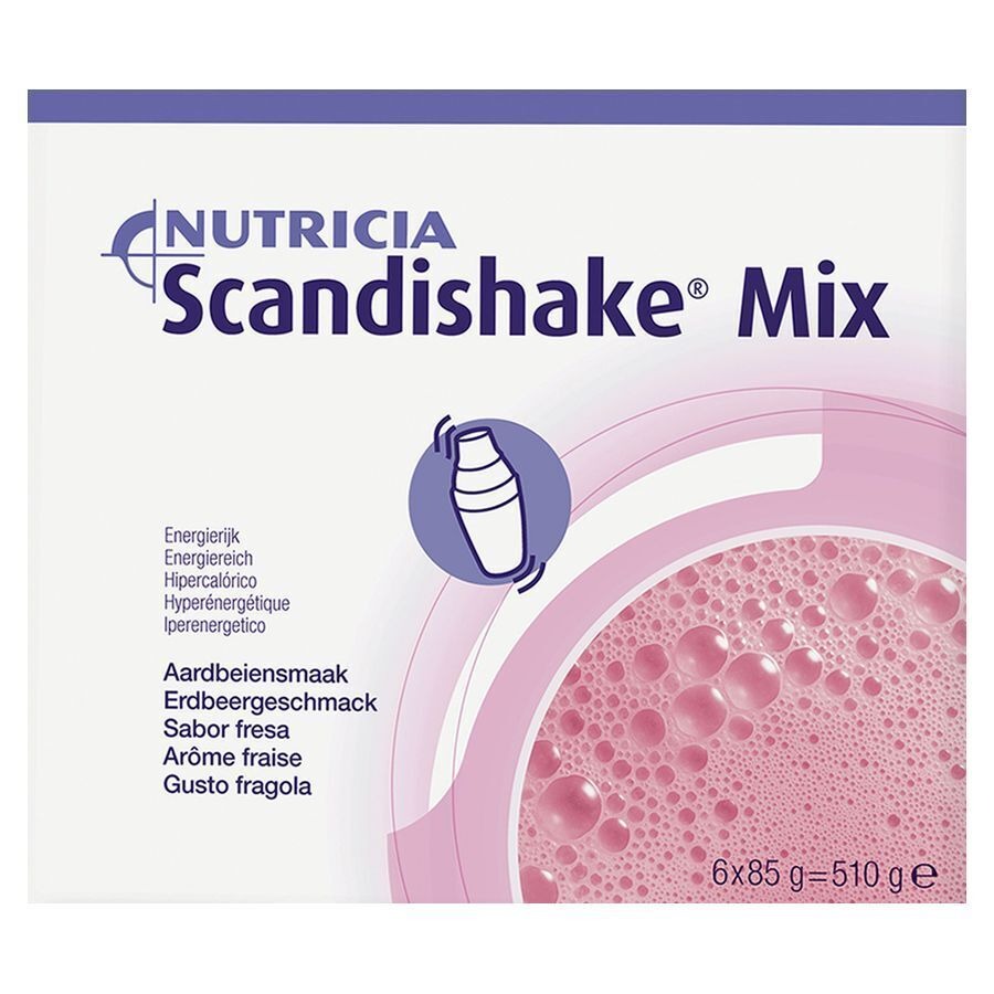 Scandishake Mix Aardbei Nf Zakje 6x85g
