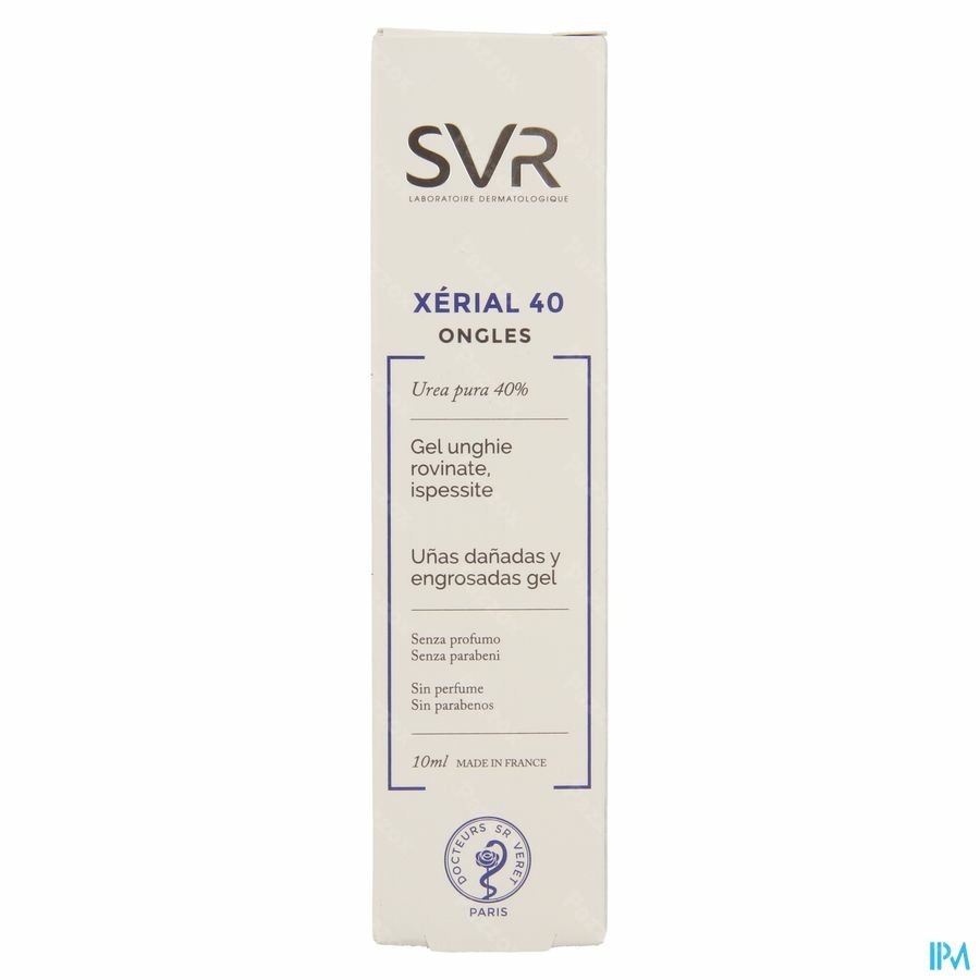 SVR Xérial 40 Nagels Herstellende Gel 10ml