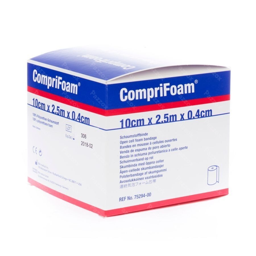 Comprifoam 10cm X 2,5m X 0,4cm 1 7529400