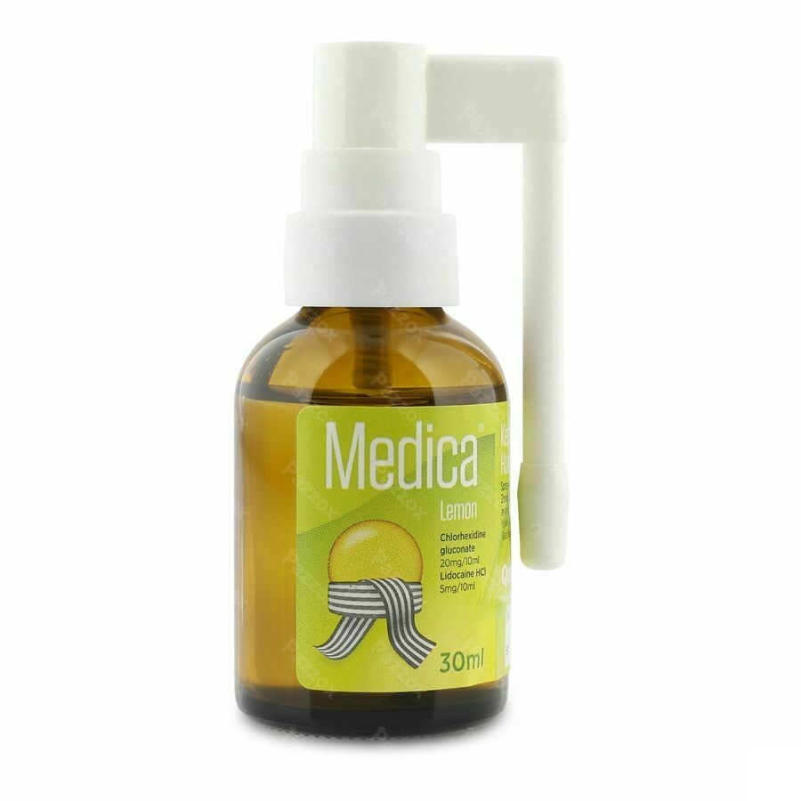 Medica Keelspray Lemon bij Keelpijn 30ml