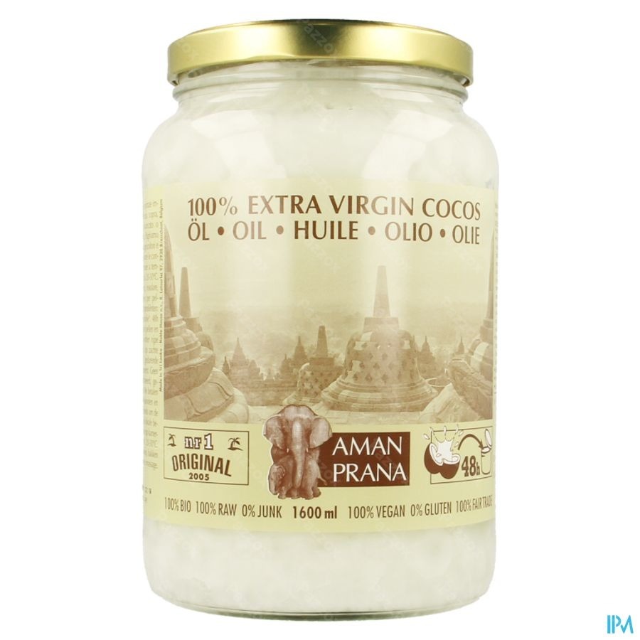 Amanprana Extra Virgin Bio Kokosolie Fair Trade 1600ml